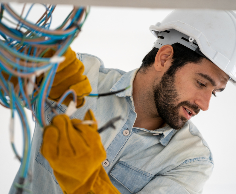 Electrician Working